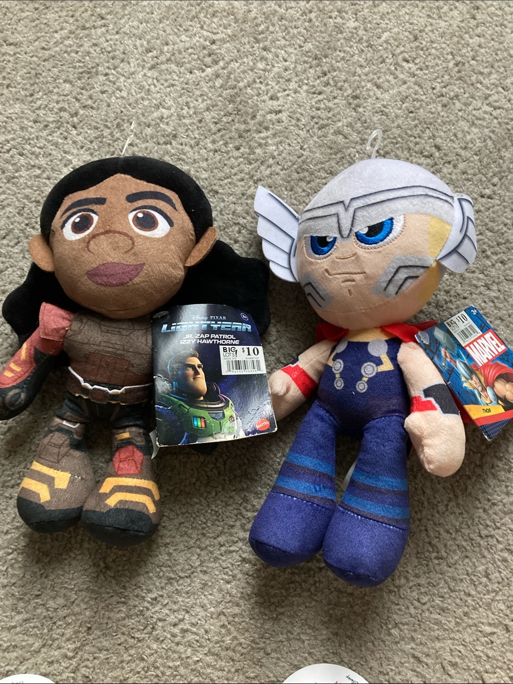 Disney:Marvel Plush Duo - Blue & Brown Hero Characters